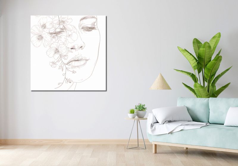 Obraz 100x100cm Kwitnąca Imersja zdjęcie 2