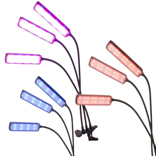 Lampa do uprawy roślin klips led usb panel grow light timer klips na Arena.pl