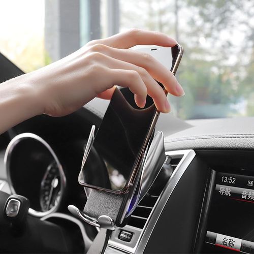 HOCO CA34 CAR WIRELESS CHARGING HOLDER SILVER na Arena.pl