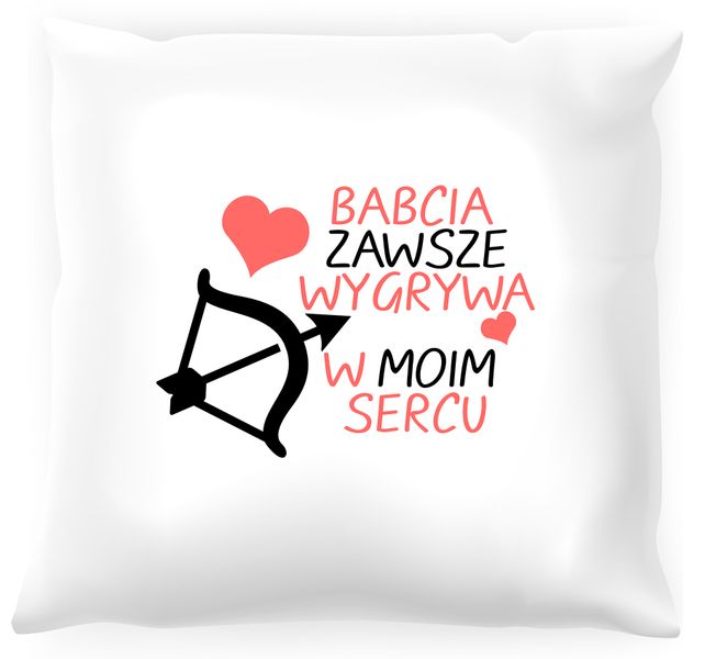 Poduszka Babcia zawsze wygrywa zdjęcie 1