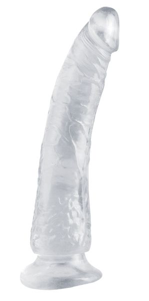 Basix Rubber Works Slim Dildo 17,8 cm CLEAR zdjęcie 2