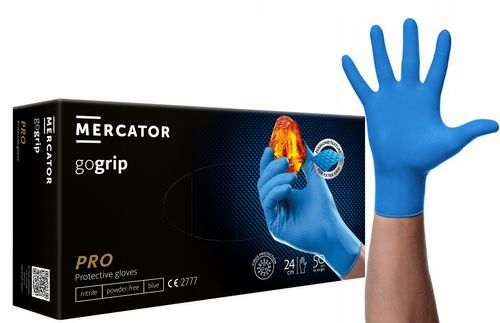 rękawice nitrylowe 50 szt. 9-l gogrip blue na Arena.pl