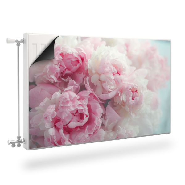 MASKOWNICA Magnetyczna Na Kaloryfer Kwiaty Peonie Natura 100cm x 60cm zdjęcie 1