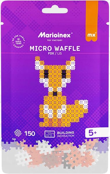 Marioinex Micro Waffle 150 elementów LIS / LISEK - obraz puzzle zdjęcie 6