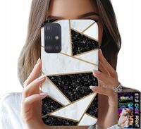 ETUI DO SAMSUNG GALAXY A71 - ELEGANCKIE MODNE WZORY CASE + SZKŁO