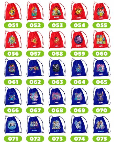 WOREK PLECAK SPORTOWY NA WF DLA DZIECI - SUPER MARIO BROS + IMIĘ! LUIGI na Arena.pl