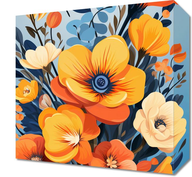 Obraz 30x30cm Kwiatowy Majestat zdjęcie 1