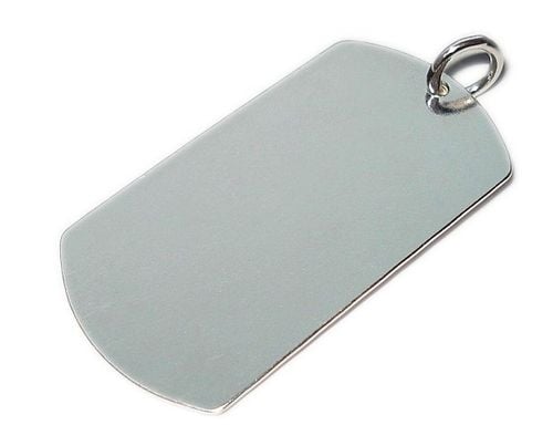 Nieśmiertelnik blacha 5 cm, 11g GRAWER SREBRO na Arena.pl