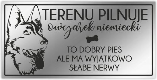 UWAGA PIES tabliczka informacyjna grawer Labrador na Arena.pl