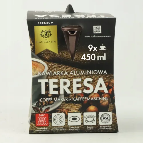 KAWIARKA ALUMINIOWA ZAPARZACZ DO KAWY KAFIETERKA WŁOSKA MOKA NA 9 KAWY na Arena.pl