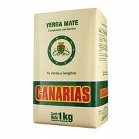 Yerba Mate Canarias Te Verde y Jengibre 1kg 1000g