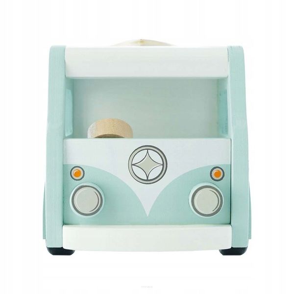 LE TOY VAN DREWNIANY WAKACYJNY KAMPER Z DESKĄ SURFINGOWĄ CAMPERVAN VINTAGE zdjęcie 4