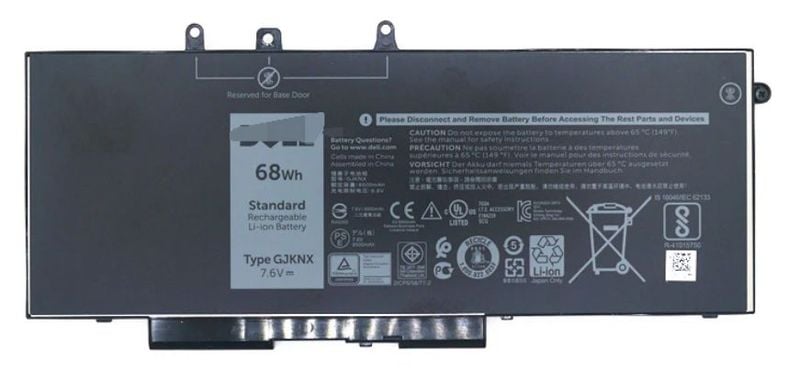 Dell Battery, 68WHR, 4 Cell, zdjęcie 1