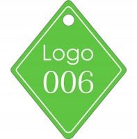 GRAWER Brelok bryloczek zawieszka do kluczy TWOJE LOGO NUMER 20 szt