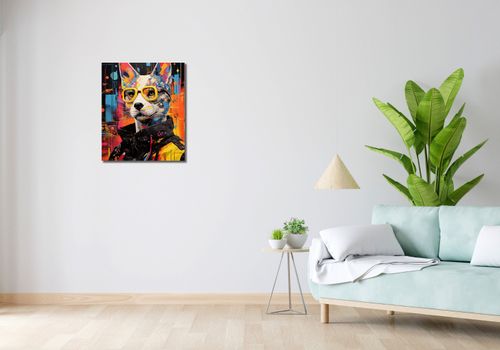 Obraz 50x60cm Kot w Miejskim Stylu na Arena.pl