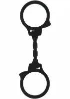 stretchy fun cuffs silikonowe elastyczne kajdanki uniwersalne czarne
