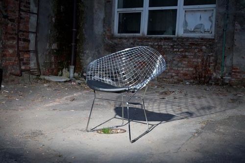 Krzesło HarryArm czarna poduszka na Arena.pl