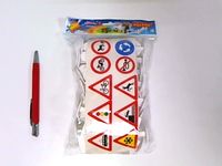 Zestaw znakow drogowych nr 3 24 el. w worku 64219