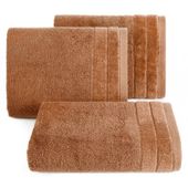 Ręcznik frotte z welwetową bordiurą DAMLA 30X50 ceglany
