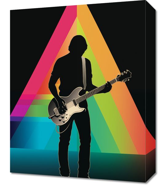 Obraz 40x50cm Pryzmat przez Gitarę zdjęcie 1