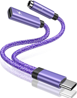 ABCPOW Adapter USB C Jack 3.5mm PD 60W Samsung Aux Audio