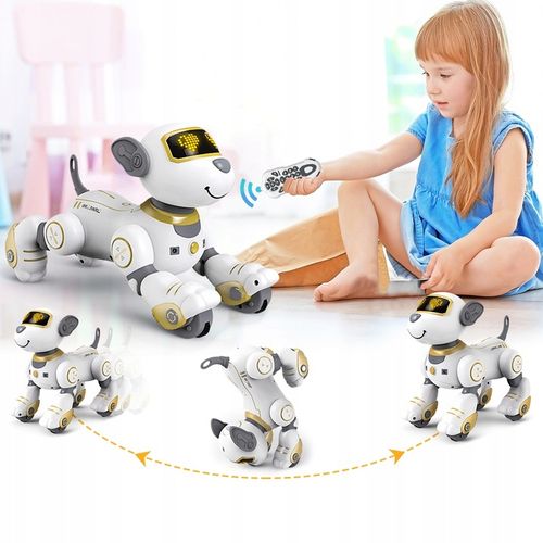 ROBOT INTERAKTYWNY PIES ZDALNIE STEROWANY PIESEK PROGRAMOWANY 17 FUNKCJE na Arena.pl