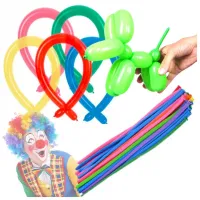 20x balon balony do modelowania skręcania długie rurki kolorowe zestaw 20