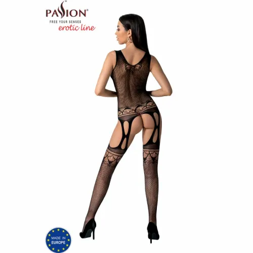 passion bs099 czarny bodystocking siateczkowy jeden rozmiar na Arena.pl
