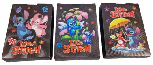 LILO I STITCH ZESTAW 4w1 ZŁOTE CZARNE SREBRNE TĘCZOWE / KOLOROWE 220 sztuk na Arena.pl