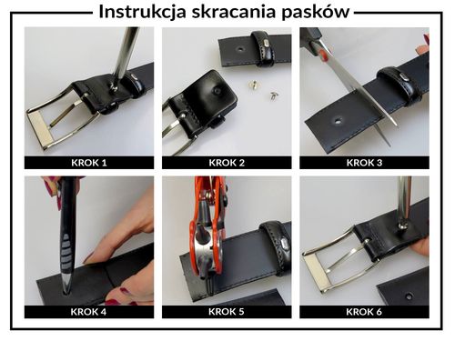 pasek skórzany szeroki lady no.2 red 100 na Arena.pl