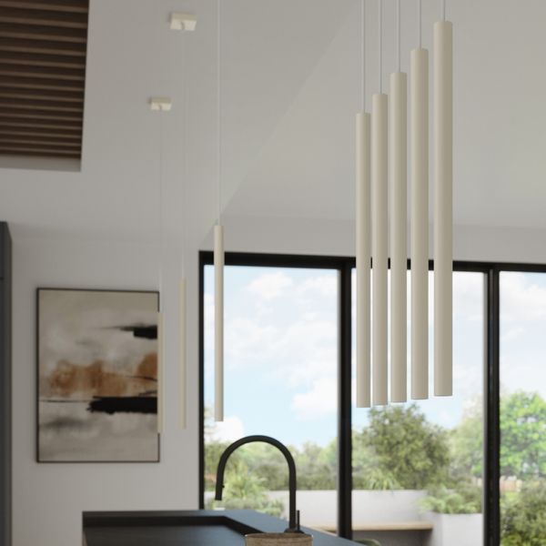 Lampa wisząca PASTELO 3 beżowa zdjęcie 9