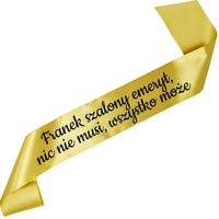 Szalony Emeryt + imię - nic nie musi, wszystko może