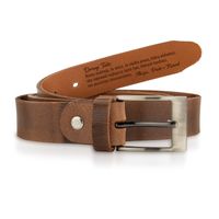 PASEK MĘSKI do SPODNI SKÓRZANY Betlewski z GRAWEREM dla TATY