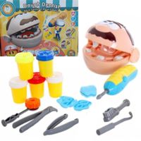 LT66 CIASTOLINA DENTYSTA 5 TUB MASA PLASTYCZNA GŁOWA ZĘBY