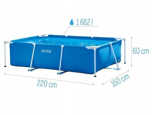 Basen 220 x 150 x 60 Rectangular z konstrukcją #28270 na Arena.pl