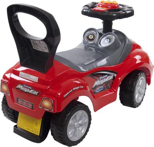 Jeździk Mega car - czerwony na Arena.pl