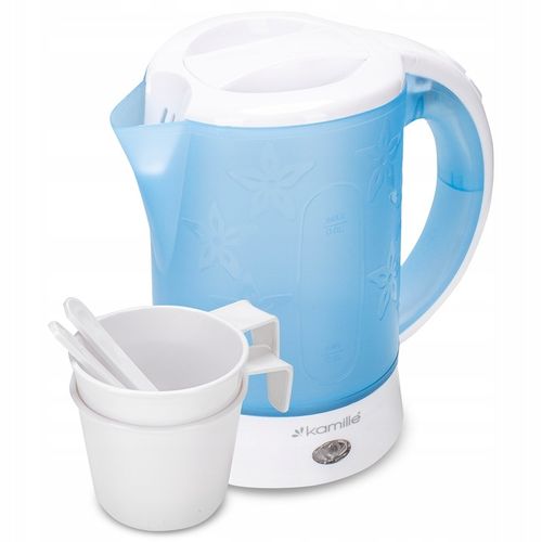 CZAJNIK ELEKTRYCZNY TURYSTYCZNY PRZENOŚNY MAŁY 0,6 L MOCNY 650 W na Arena.pl