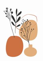 Plakat 59,4x84,1cm Botaniczny Pastel