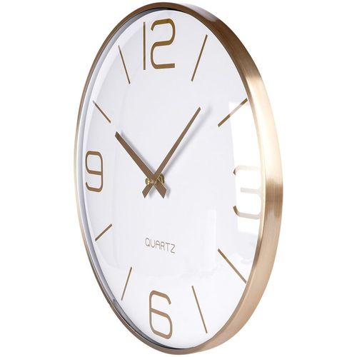Zegar ścienny złoty biały 30 cm na Arena.pl