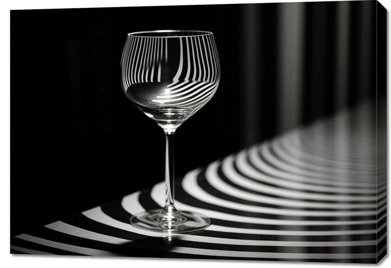 Obraz 100x70cm Refleksje nad Szkłem zdjęcie 1