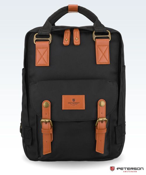 plecak ptn gamma-5325 black-brown zdjęcie 3
