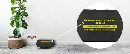 3X TRWAŁY KARMNIK Z NADRUKIEM NA MYSZY SZCZURY STACJA DERATYZACYJNA STRONG na Arena.pl