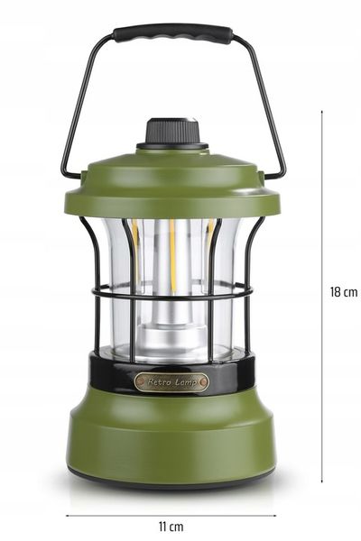 LAMPKA TURYSTYCZNA RETRO KEMPINGOWA LED POWERBANK zdjęcie 11