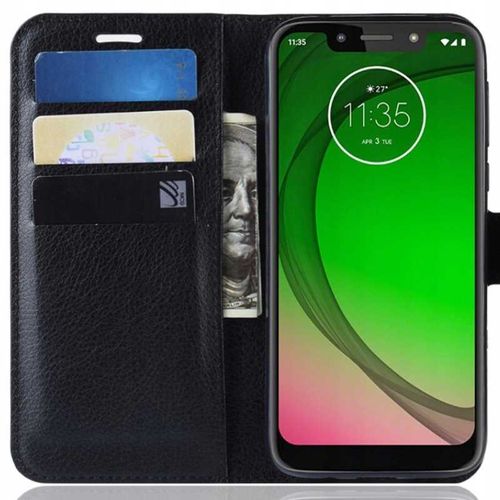 Litchi Moto G7 Play Czarny na Arena.pl