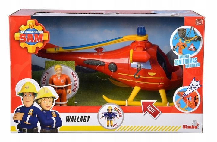 SIMBA Helikopter Strażak Sam Wallby mini zdjęcie 3
