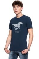 MUSTANG T SHIRT Print Tee DRESS BLUES 1008718 5334 S
