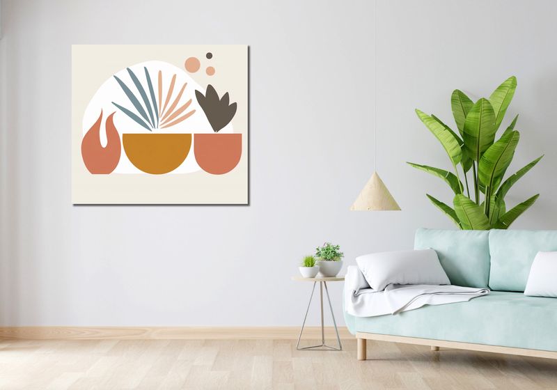 Obraz 100x90cm Paleta Roślinna zdjęcie 2