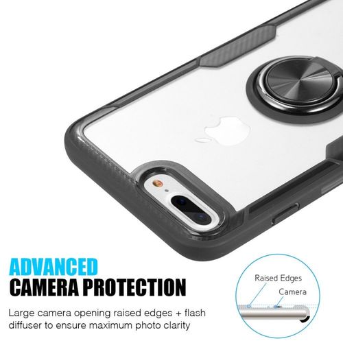 Etui Pancerne Clear Carbon Ring Iphone 6 Czarne na Arena.pl