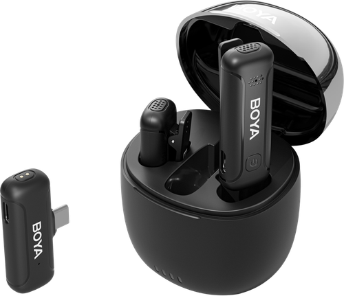 Boya BY-WM3T-U2 Bezprzewodowy mikrofon 2,4 GHz, USB C, 2TX + 1RX + etui na Arena.pl