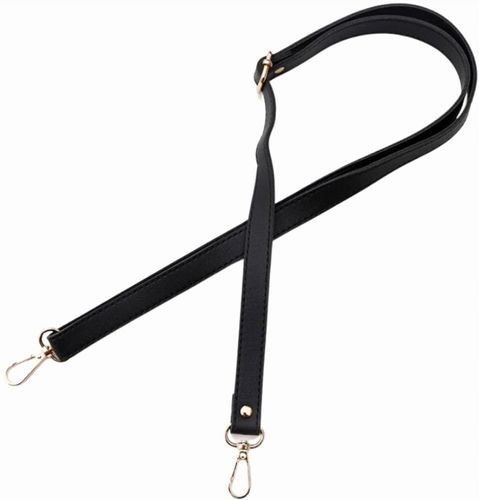 Regulowany Pasek Do Torby Torebki Skórzany Czarny na Arena.pl